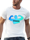 Coach Coach Coach Trainer Trainer Trainer Lightweight Cotton T-Shirt – Daily Comfort Graphic Shirt