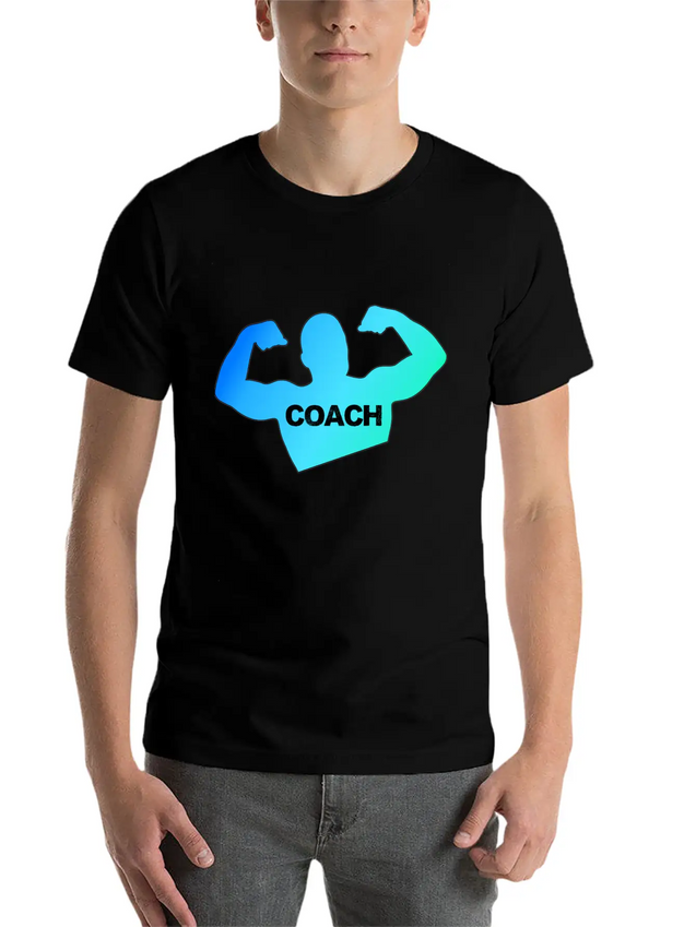 Coach Coach Coach Trainer Trainer Trainer Lightweight Cotton T-Shirt – Daily Comfort Graphic Shirt