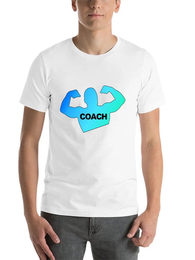 Coach Coach Coach Trainer Trainer Trainer Lightweight Cotton T-Shirt – Daily Comfort Graphic Shirt