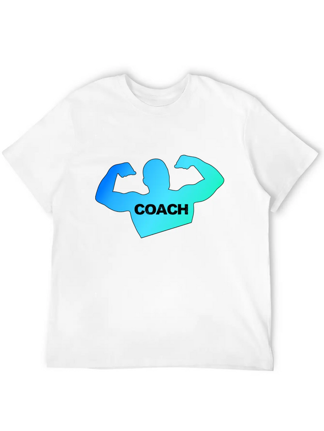 Coach Coach Coach Trainer Trainer Trainer Lightweight Cotton T-Shirt – Daily Comfort Graphic Shirt