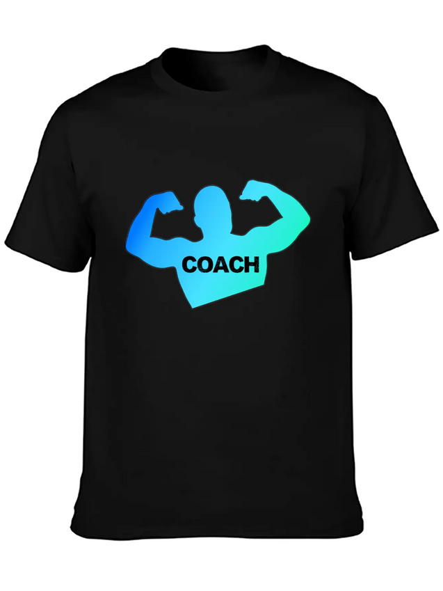 Coach Coach Coach Trainer Trainer Trainer Lightweight Cotton T-Shirt – Daily Comfort Graphic Shirt