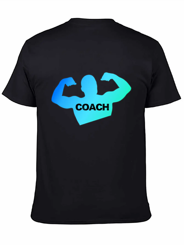 Coach Coach Coach Trainer Trainer Trainer Lightweight Cotton T-Shirt – Daily Comfort Graphic Shirt