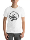 Coffee Is My Valentine - Valentines Day Lightweight Cotton T-Shirt – Daily Comfort Graphic Shirt