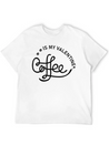 Coffee Is My Valentine - Valentines Day Lightweight Cotton T-Shirt – Daily Comfort Graphic Shirt