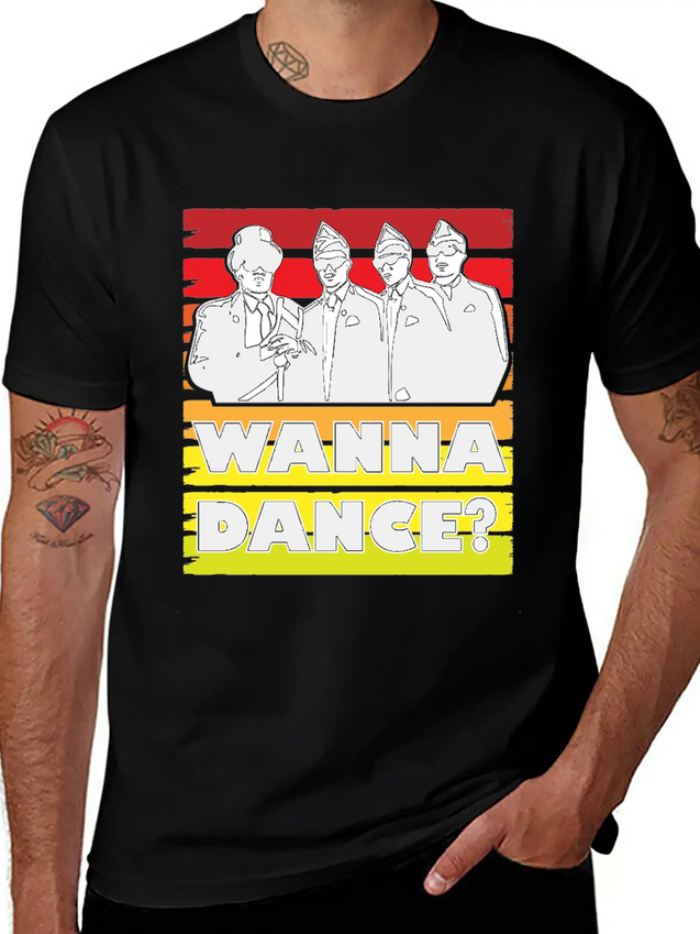 Coffin Dance Meme Wanna Dance - Dance With Us Lightweight Cotton T-Shirt – Daily Comfort Graphic Shirt