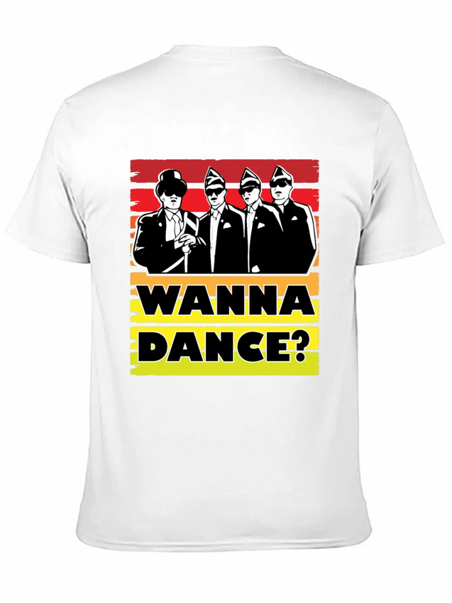 Coffin Dance Meme Wanna Dance - Dance With Us Lightweight Cotton T-Shirt – Daily Comfort Graphic Shirt