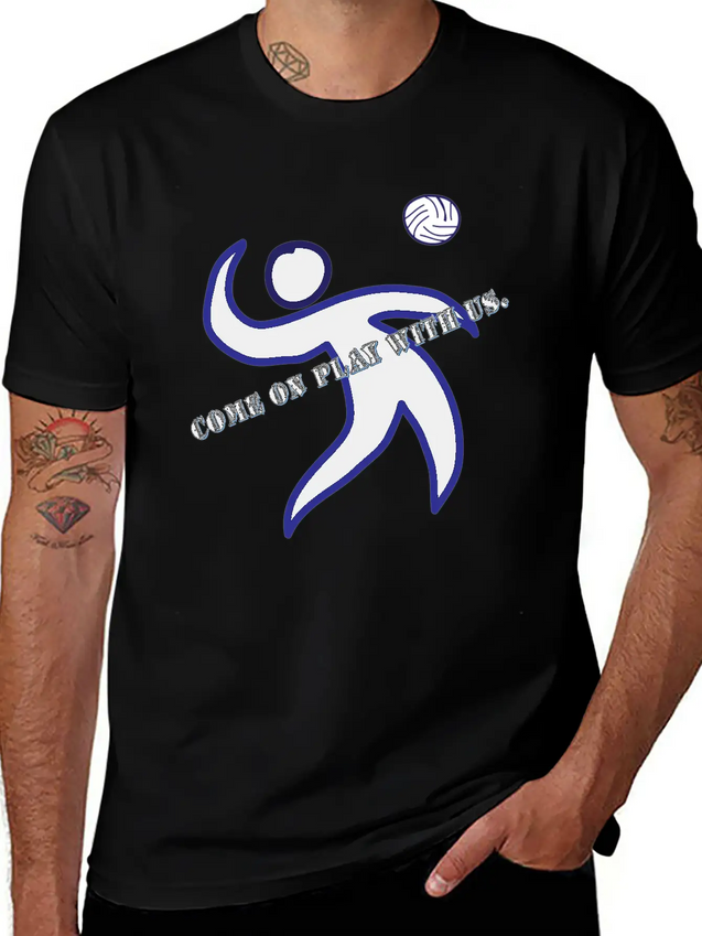 Come On Play With Us Lightweight Cotton T-Shirt – Daily Comfort Graphic Shirt