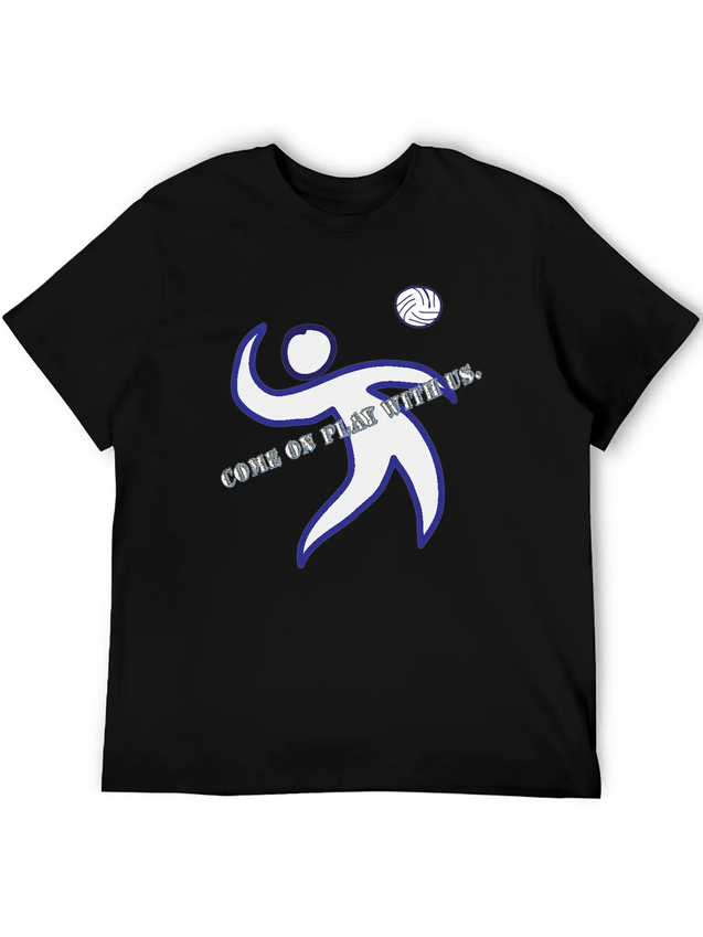 Come On Play With Us Lightweight Cotton T-Shirt – Daily Comfort Graphic Shirt