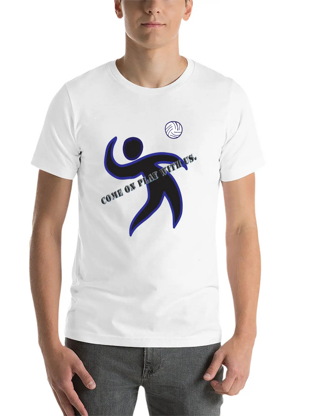 Come On Play With Us Lightweight Cotton T-Shirt – Daily Comfort Graphic Shirt