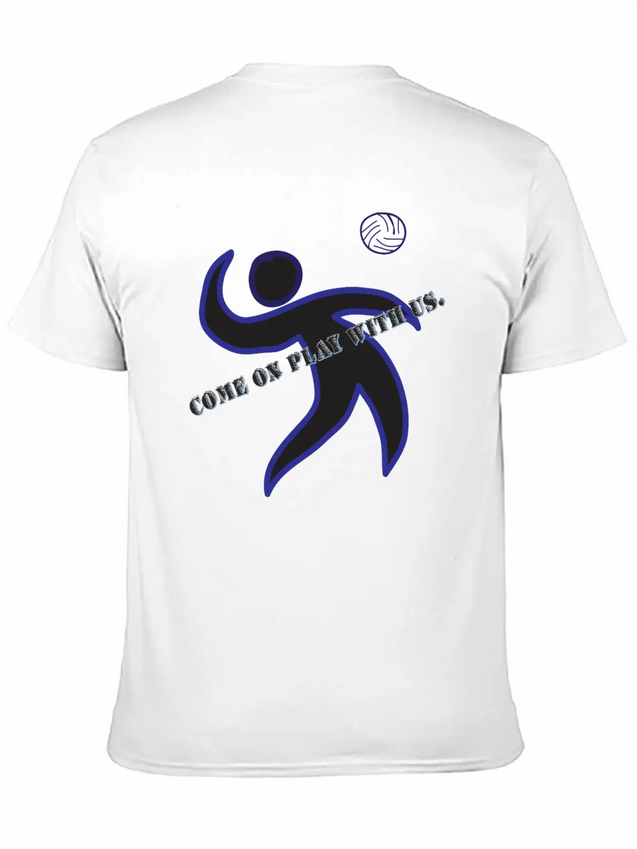 Come On Play With Us Lightweight Cotton T-Shirt – Daily Comfort Graphic Shirt