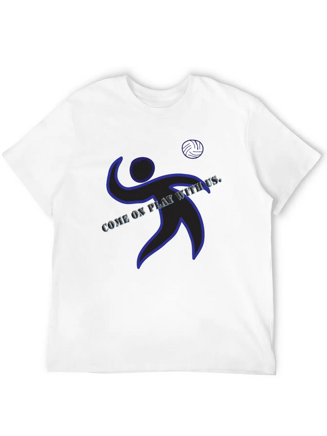 Come On Play With Us Lightweight Cotton T-Shirt – Daily Comfort Graphic Shirt