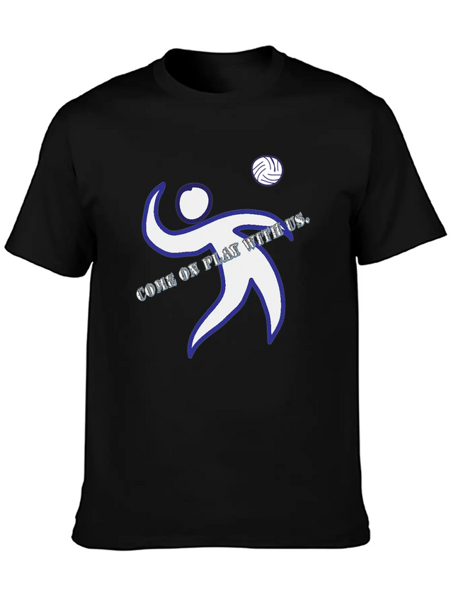 Come On Play With Us Lightweight Cotton T-Shirt – Daily Comfort Graphic Shirt