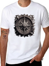 Compass Lightweight Cotton T-Shirt – Daily Comfort Graphic Shirt