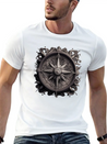 Compass Lightweight Cotton T-Shirt – Daily Comfort Graphic Shirt