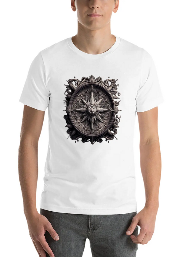 Compass Lightweight Cotton T-Shirt – Daily Comfort Graphic Shirt