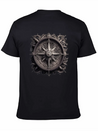 Compass Lightweight Cotton T-Shirt – Daily Comfort Graphic Shirt