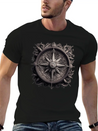Compass Lightweight Cotton T-Shirt – Daily Comfort Graphic Shirt