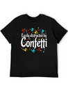 Confetti Carnival Carnival Lightweight Cotton T-Shirt – Daily Comfort Graphic Shirt