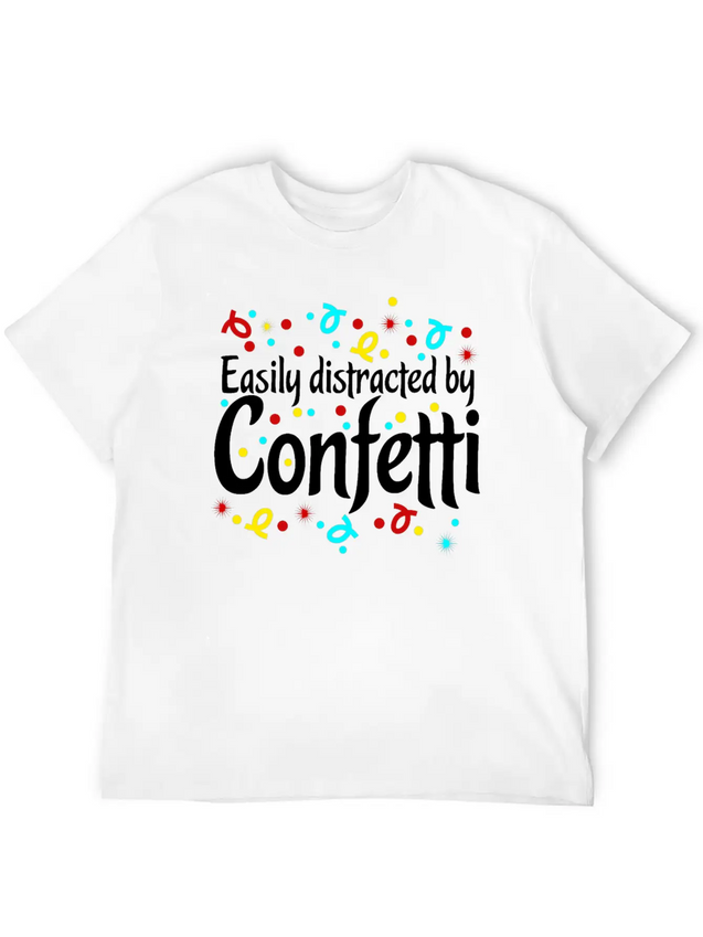 Confetti Carnival Carnival Lightweight Cotton T-Shirt – Daily Comfort Graphic Shirt