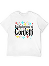 Confetti Carnival Carnival Lightweight Cotton T-Shirt – Daily Comfort Graphic Shirt