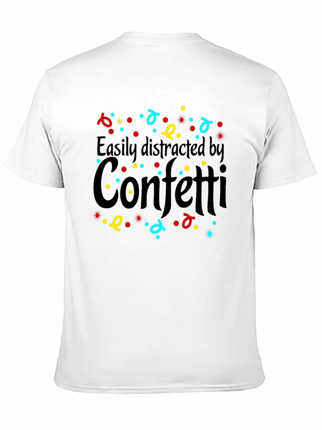 Confetti Carnival Carnival Lightweight Cotton T-Shirt – Daily Comfort Graphic Shirt