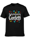Confetti Carnival Carnival Lightweight Cotton T-Shirt – Daily Comfort Graphic Shirt