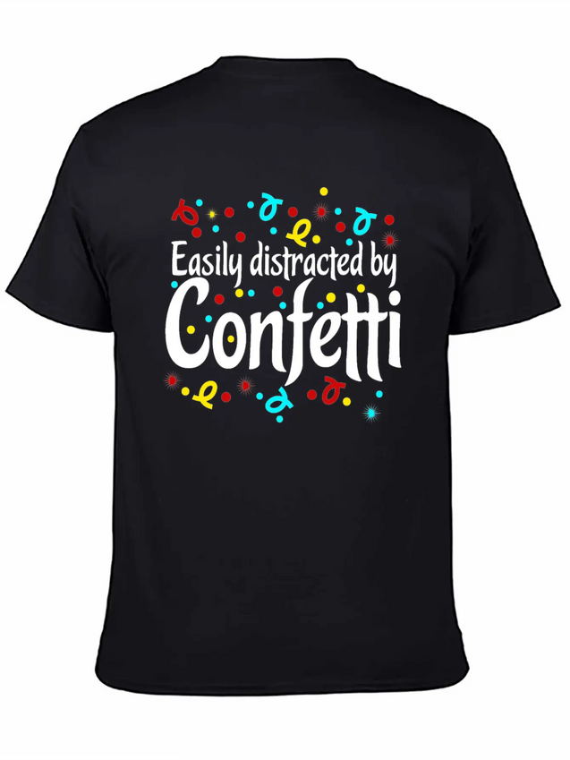 Confetti Carnival Carnival Lightweight Cotton T-Shirt – Daily Comfort Graphic Shirt