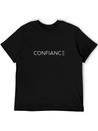 Confiance (Trust) Lightweight Cotton T-Shirt – Daily Comfort Graphic Shirt