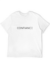 Confiance (Trust) Lightweight Cotton T-Shirt – Daily Comfort Graphic Shirt