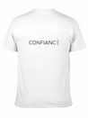 Confiance (Trust) Lightweight Cotton T-Shirt – Daily Comfort Graphic Shirt