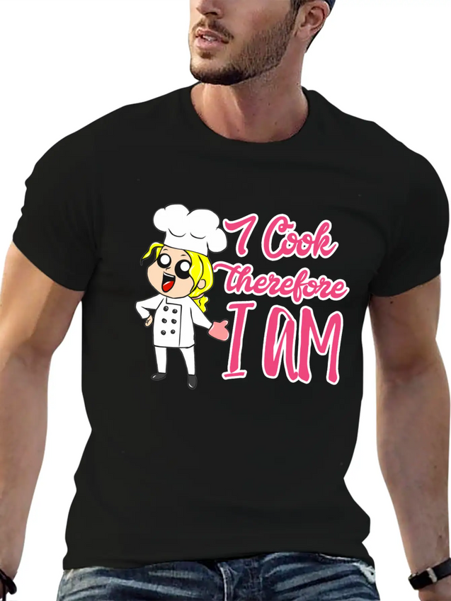 Cook Lightweight Cotton T-Shirt – Daily Comfort Graphic Shirt