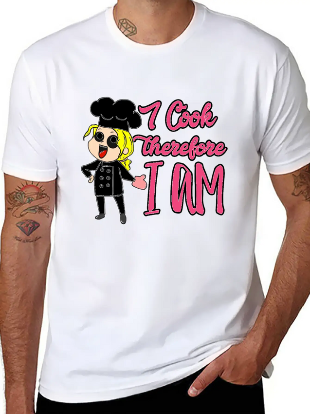 Cook Lightweight Cotton T-Shirt – Daily Comfort Graphic Shirt
