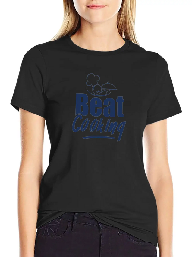 Cooking Cooking Cooking Cooking Lightweight Cotton T-Shirt – Daily Comfort Graphic Shirt