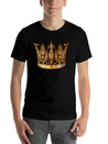 Cool Royal Gold Crown Jewels Image Lightweight Cotton T-Shirt – Daily Comfort Graphic Shirt