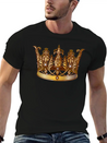 Cool Royal Gold Crown Jewels Image Lightweight Cotton T-Shirt – Daily Comfort Graphic Shirt