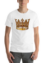 Cool Royal Gold Crown Jewels Image Lightweight Cotton T-Shirt – Daily Comfort Graphic Shirt