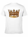 Cool Royal Gold Crown Jewels Image Lightweight Cotton T-Shirt – Daily Comfort Graphic Shirt