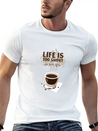 Cool Tshirt Design Template Coffee Enthusiasts Lightweight Cotton T-Shirt – Daily Comfort Graphic Shirt