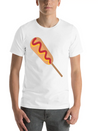 Corn Dog Cartoon Lightweight Cotton T-Shirt – Daily Comfort Graphic Shirt