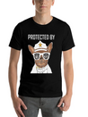 COVID 19 Protected By Chihuahua Security Lightweight Cotton T-Shirt – Daily Comfort Graphic Shirt