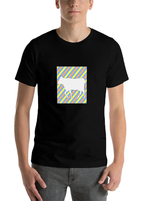 Cow 14cow Bull Animal Lightweight Cotton T-Shirt – Daily Comfort Graphic Shirt