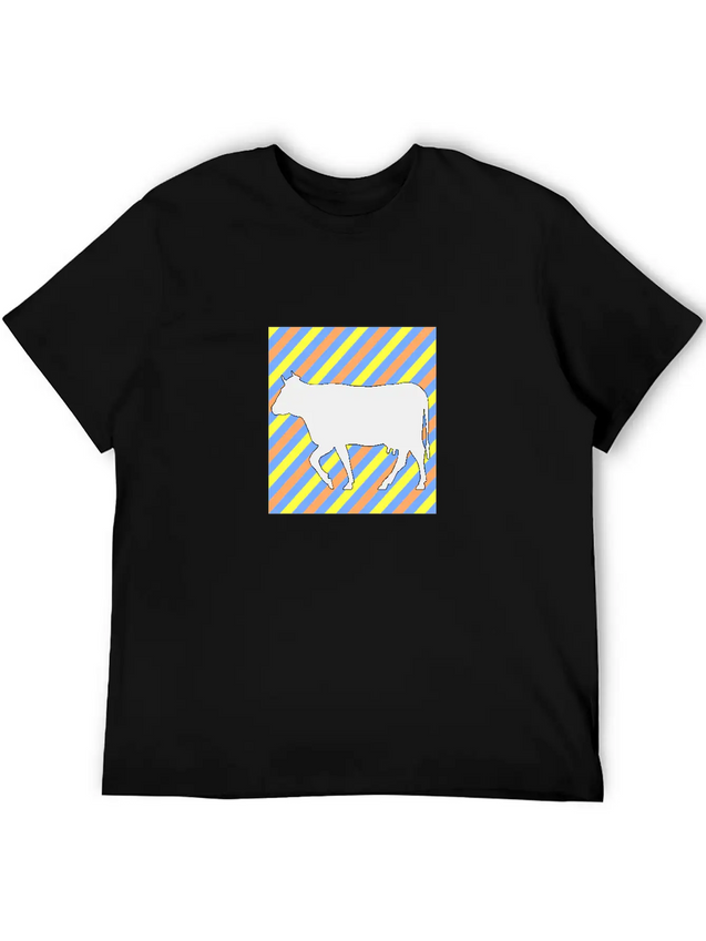 Cow 14cow Bull Animal Lightweight Cotton T-Shirt – Daily Comfort Graphic Shirt
