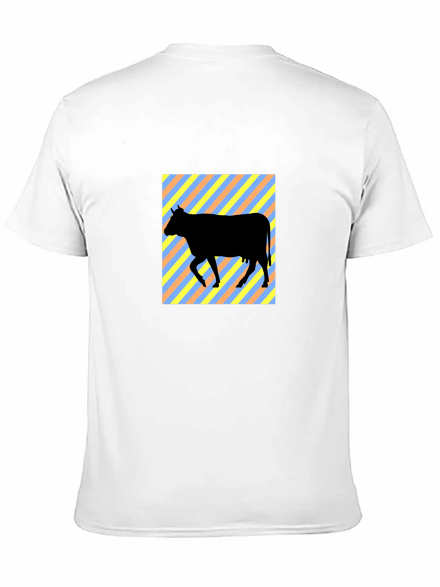 Cow 14cow Bull Animal Lightweight Cotton T-Shirt – Daily Comfort Graphic Shirt
