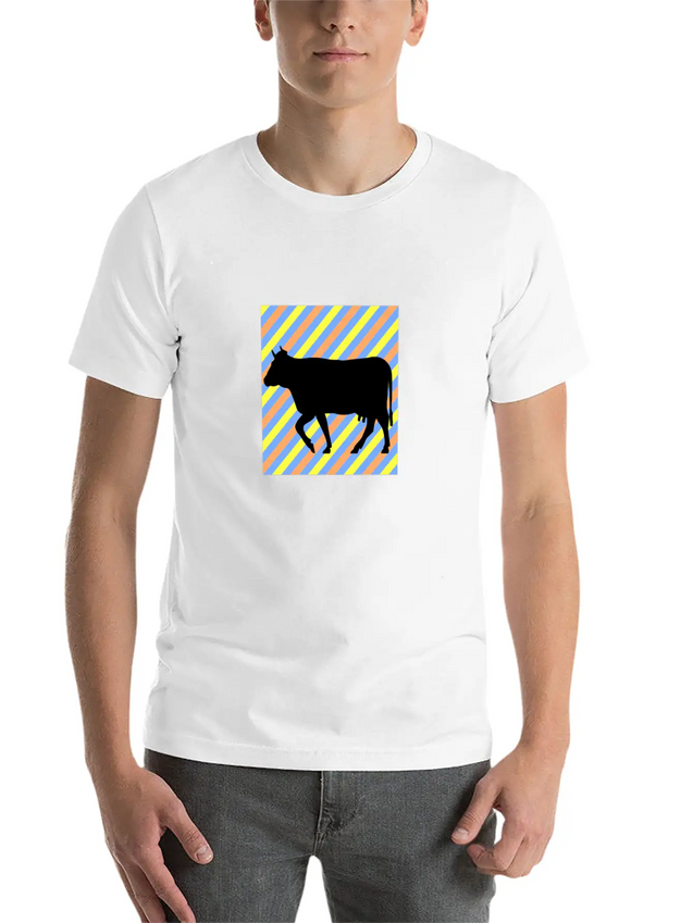 Cow 14cow Bull Animal Lightweight Cotton T-Shirt – Daily Comfort Graphic Shirt