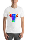 Cow Watercolor Art Lightweight Cotton T-Shirt – Daily Comfort Graphic Shirt