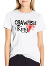 Crawfish King Crayfish Boil Party Festival Lightweight Cotton T-Shirt – Daily Comfort Graphic Shirt