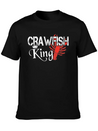 Crawfish King Crayfish Boil Party Festival Lightweight Cotton T-Shirt – Daily Comfort Graphic Shirt