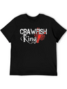 Crawfish King Crayfish Boil Party Festival Lightweight Cotton T-Shirt – Daily Comfort Graphic Shirt