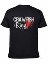 Crawfish King Crayfish Boil Party Festival Lightweight Cotton T-Shirt – Daily Comfort Graphic Shirt