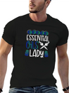 Crazy Essential Oils Lady Gifts Essential Oils Lightweight Cotton T-Shirt – Daily Comfort Graphic Shirt
